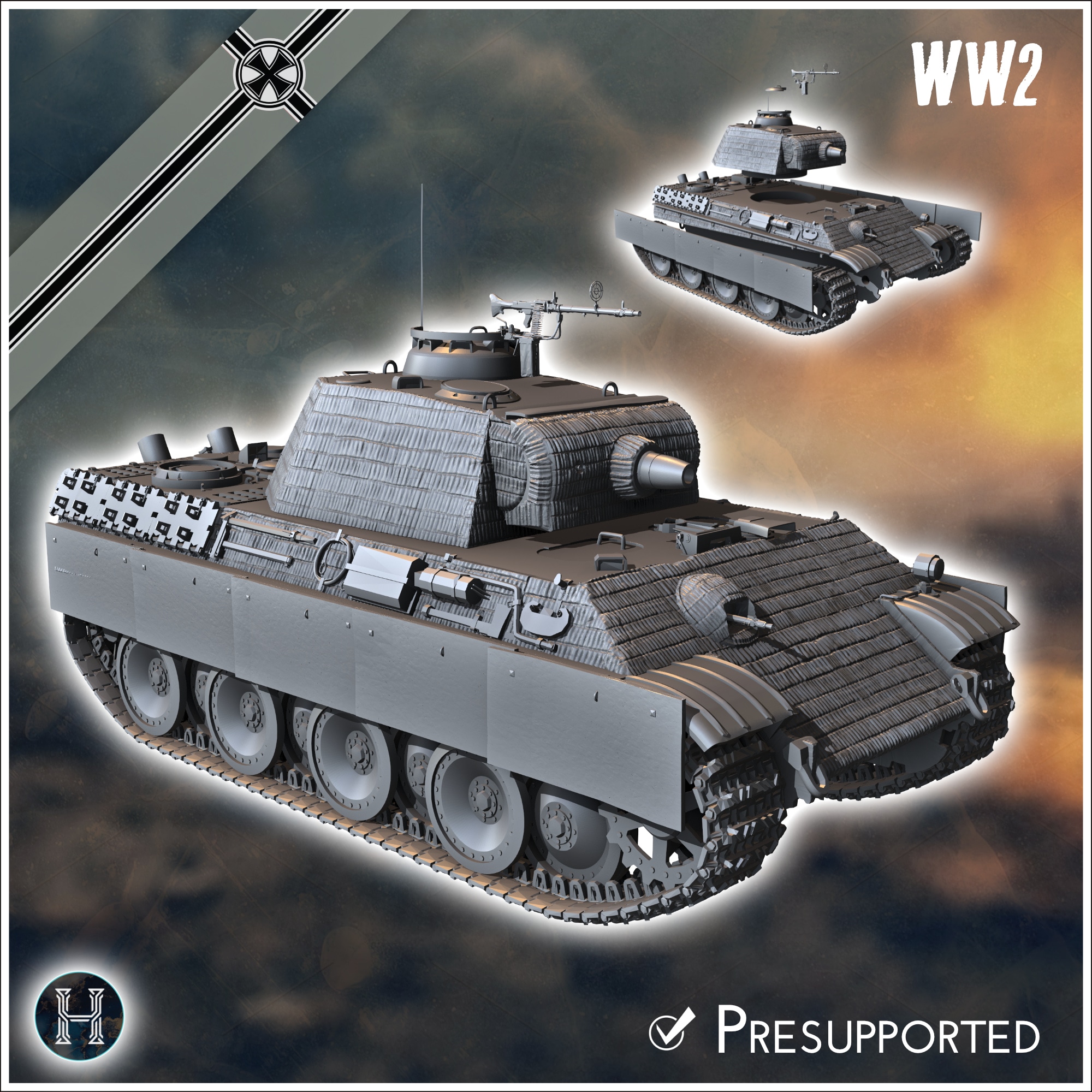 Panzer V Sturmpanther - Germany Eastern Western Front Normandy Italy Berlin Bulge WWII